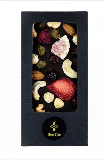 [0231] Чорний бельгійський шоколад з горіхами та сухофруктами